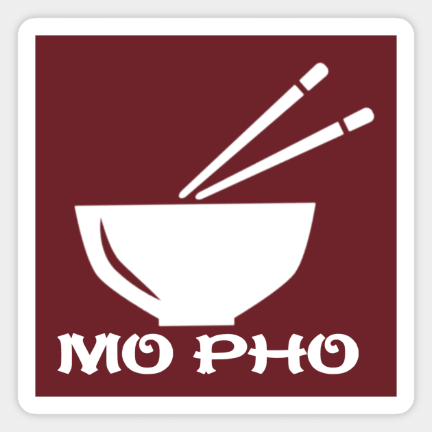 Mo Pho Magnet by LefTEE Designs